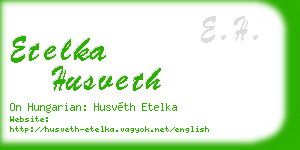 etelka husveth business card
